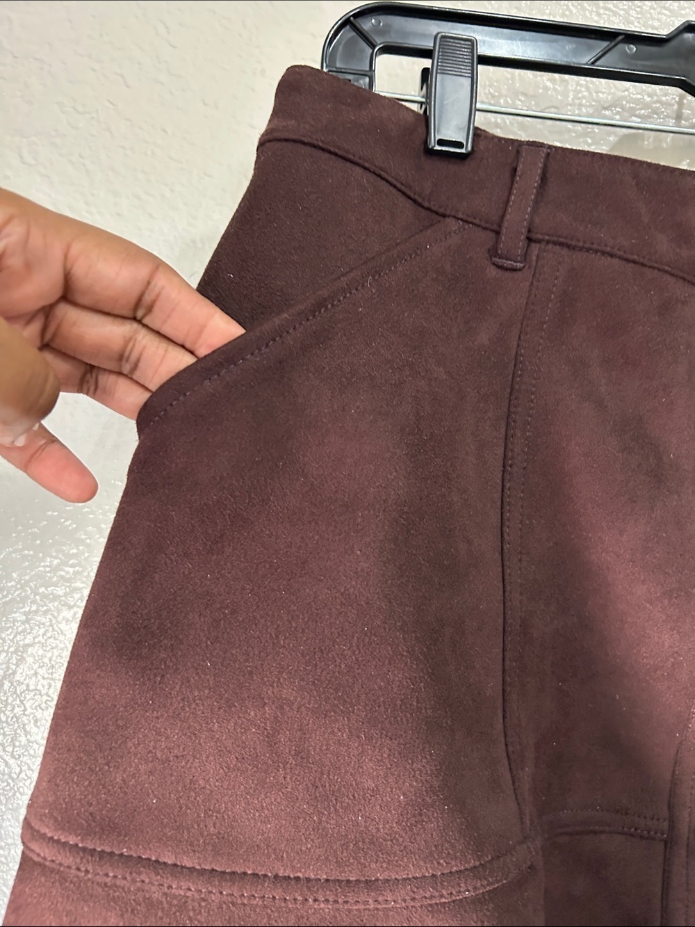 Draper James  Brown Button-Front Circle Mini Skirt Sz 12 Skater Girl Chic TC0049 - Picture 7 of 8